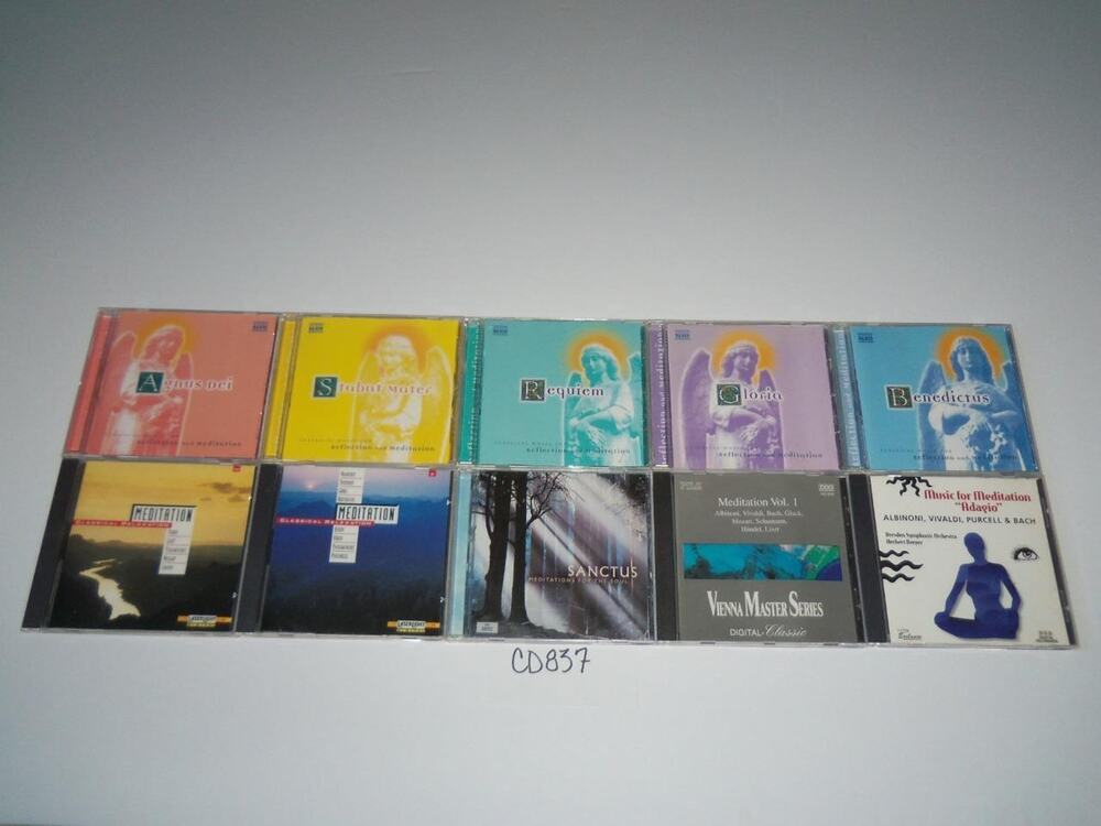 Meditiation Meditative 10 CD Lot Classical Music Orchestra Reflection -0618CD837